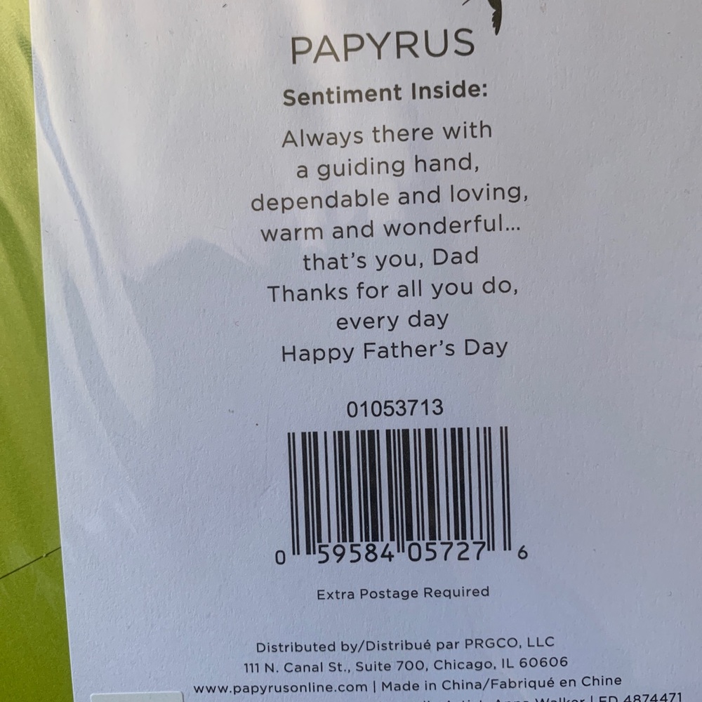 Papyrus - Father’s Day Card - Picture 3 of 3
